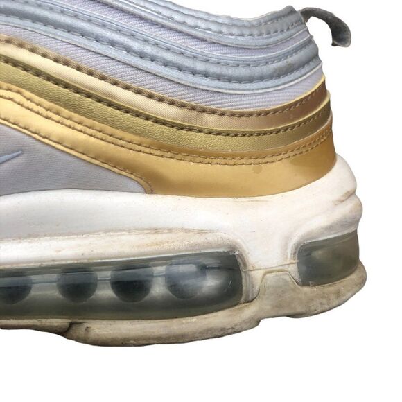 Rare 2018 Nike Air 97 Vast Grey Metallic Gold Size 9 - Picture 7 of 16